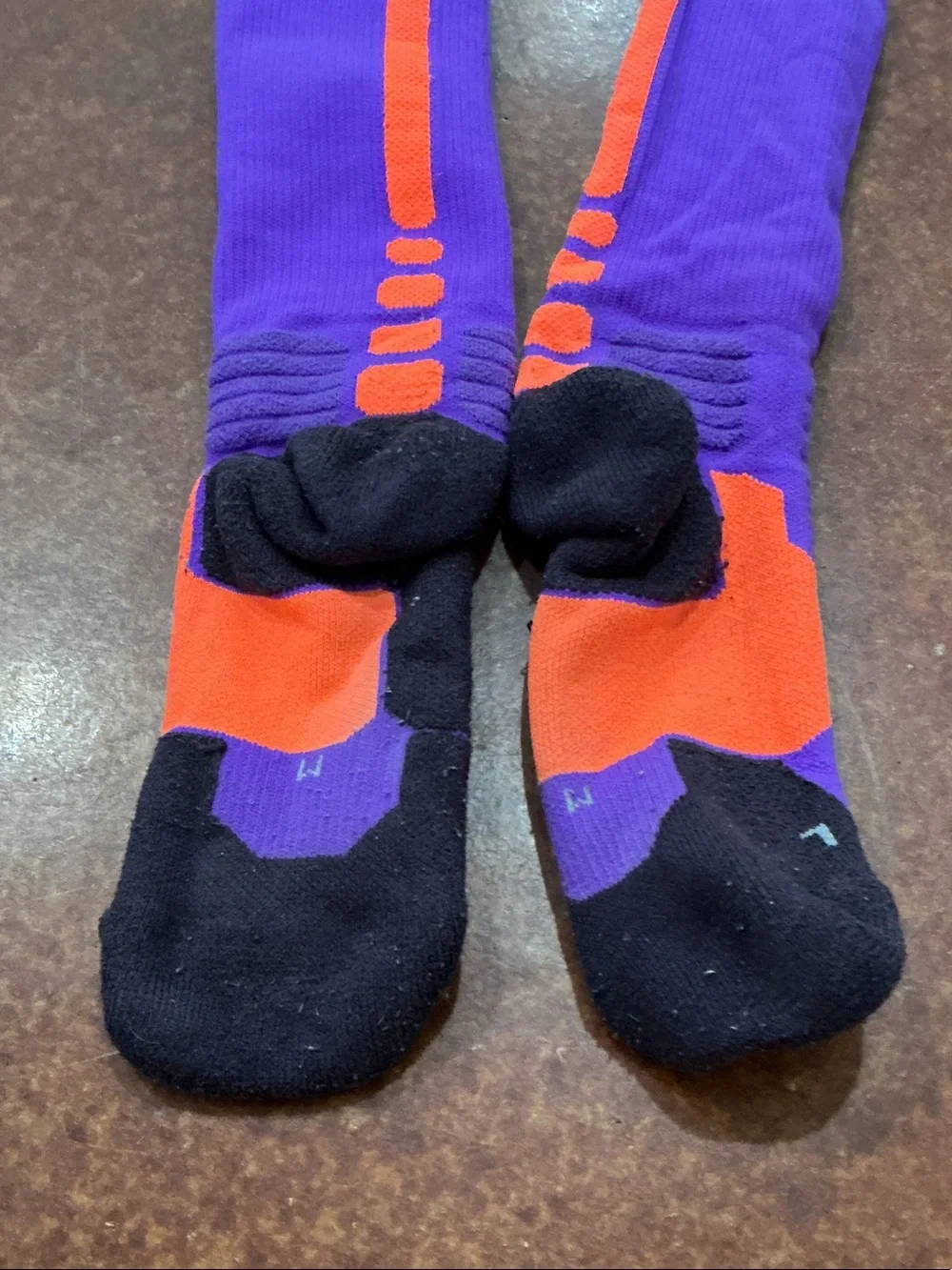 Nike Purple, Orange & Black Performance Crew Socks